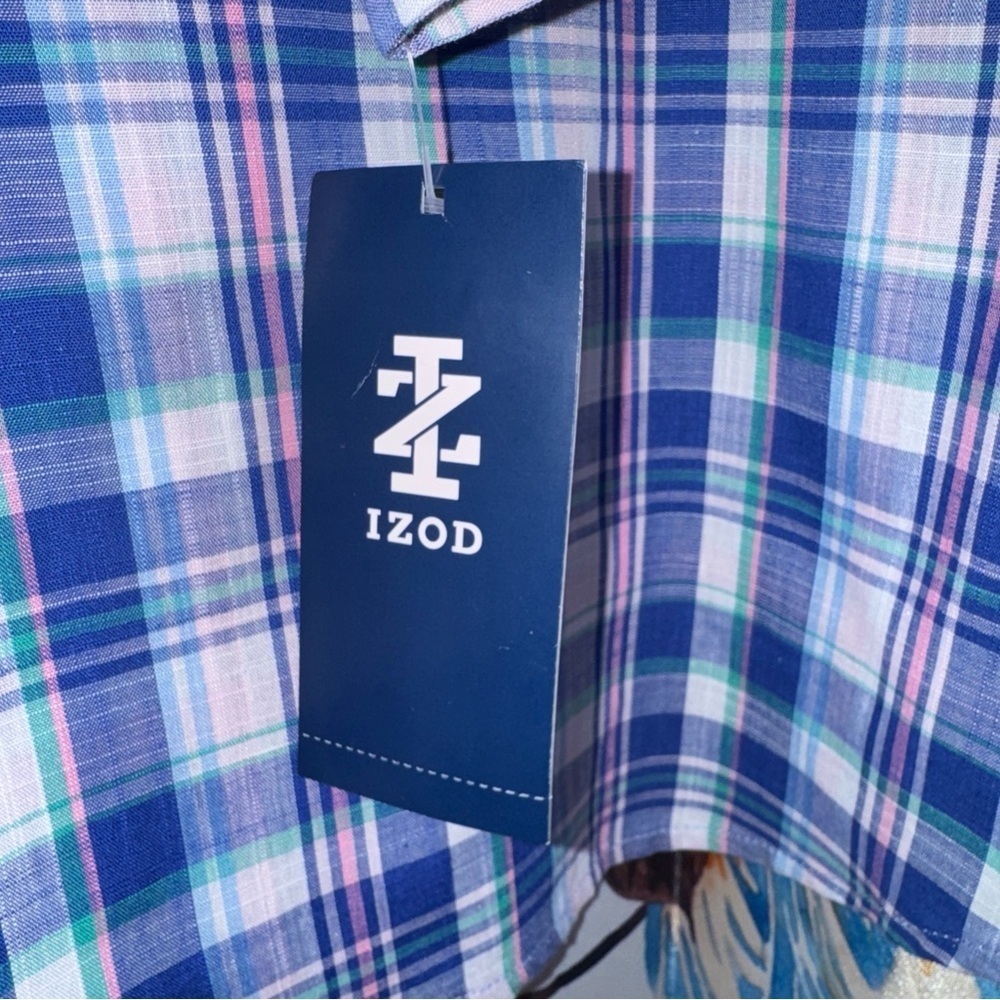 Izod Boy’s Long Sleeve Collared Dress Shirt NWT - Picture 4 of 7